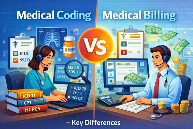 Medical Coding vs Medical Billing – Key Differences