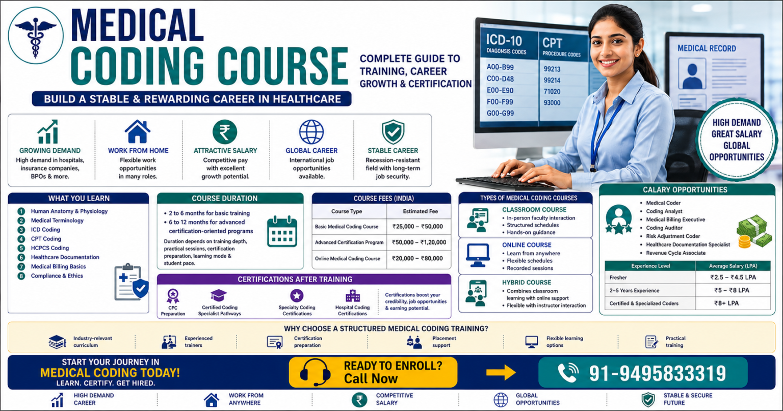 Medical Coding Course: Fees, Duration & Career Guide