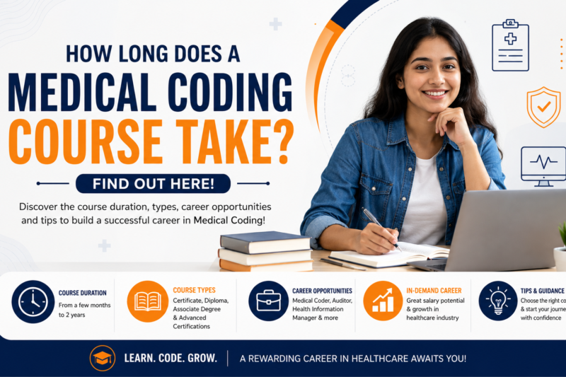 Medical coding certification course duration, healthcare coding training and career opportunities